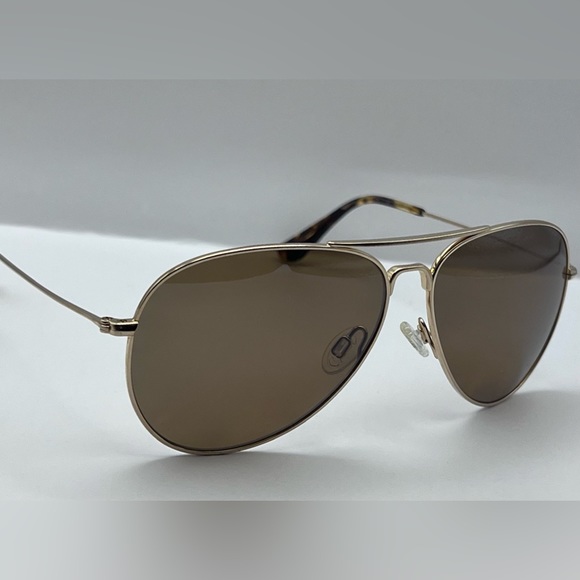Maui Jim “MAVERICKS” MJ264-16 W/ BRAND NEW CUSTOM POLARIZED FLASH BRONZE LENSES - Picture 7 of 15